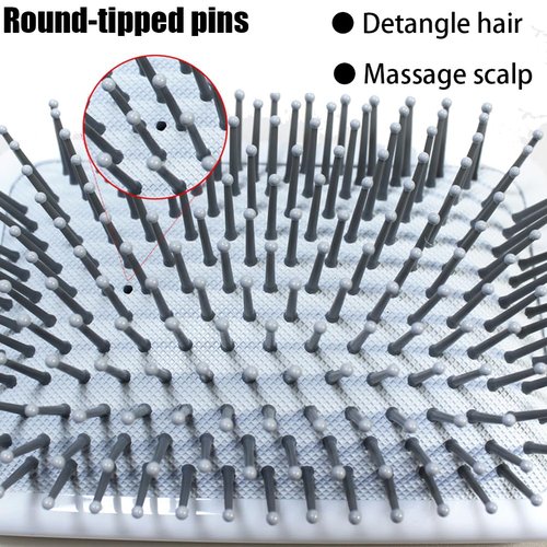 Skiennix Detangling Paddle Brush - Anti-Frizz Hairbrush for Curly & Fine Hair | Wet or Dry Use