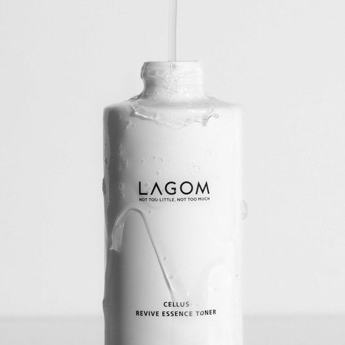 LAGOM Cellus Revive Essence Toner - Natural Replenishment with 3-Layer Hyaluronic Acid | 6.76 Fl Oz