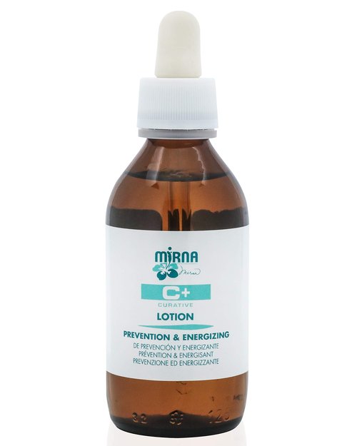 Mirna Professional Prevention & Energizing Anti Hairloss lotion For Weak Hair Infused with Menthol, Pantenol, Sophia Flower Extract, Grape stem cells |Sulphate, Paraben, SLS & Gluten Free 125ml/4.22oz