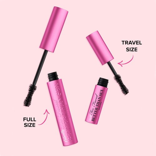 Too Faced Naturally Better Than Sex Mascara | Volumizing, Nourishing, Curling + Safe for Sensitive Eyes, 0.26 Fl Oz
