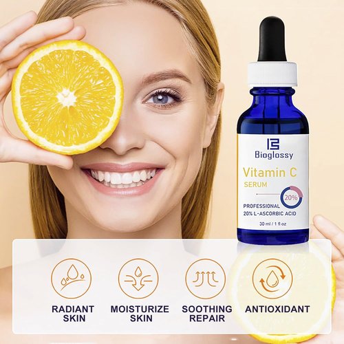 Skiennix Vitamin C Serum 20% - Anti-Aging Face Serum for Radiant Skin & Reduced Fine Lines