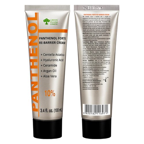 Centella Asiatica + Ceramide Moisturizer with 10% Panthenol – Intensive Skin Barrier Repair Cream Forte for Redness, Acne, Burns, Post-Procedure – Psoriasis & Irritation Care 3.4oz