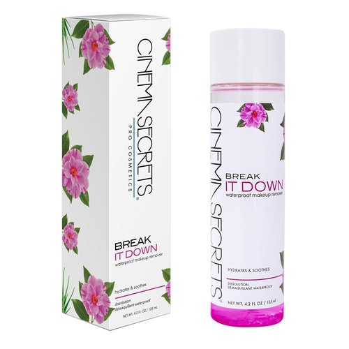 CINEMA SECRETS Break It Down Makeup Remover - Dual-Phase Hydrating Cleanser for Long-Wear Makeup