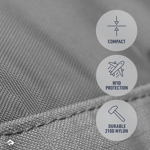 Sea to Summit RFID Card Holder - Lightweight Travel Accessory in Beluga Grey