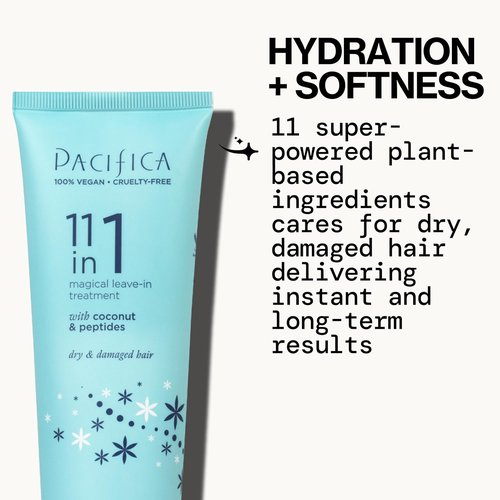 Pacifica Leave-In Conditioner - 11-in-1 Magical Hair Treatment for Strengthening & Repairing - Deep Conditioning for All Hair Types, Vegan