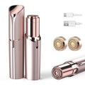 innobeaut Facial Hair Removal for Women, Electric Painless Facial Hair Remover for Face, Lip, Chin with USB Rechargeable and 2 Replacement Heads,Rose Gold