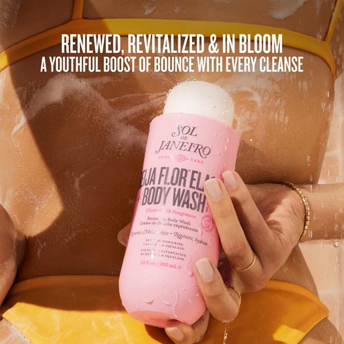Sol de Janeiro Body Wash Discovery Set - Travel Size Benefit-Packed Quad | 3 Fl Oz - Brazilian Play, Beija Flor, Bom Dia, Delicia Drench