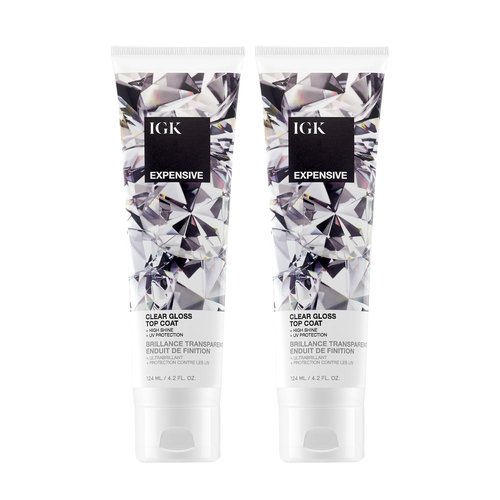 IGK Expensive Amla Oil Hi-Shine Topcoat - In-Shower Gloss Treatment for UV Protection & Color Enhancement | Vegan & Cruelty-Free