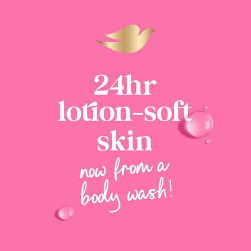 Dove Body Wash with Pump Renew Peony & Rose Oil For 24hr Lotion-Soft Skin Moisturizing Skin Cleanser with No Sulfates No Parabens 30.6 Oz