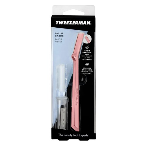 Tweezerman Exclusive Tea Rose Facial Razor