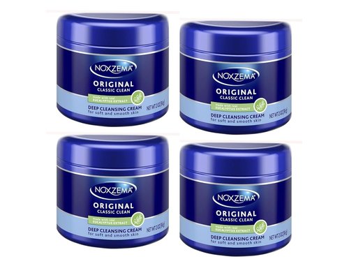 Noxzema Original Deep Cleansing Cream - 2 oz | Pack of 4 for Radiant Skin