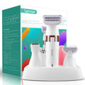 VOYOR Electric Shaver - 5-in-1 Women's Grooming Kit | Cordless, Waterproof Bikini Trimmer & Hair Remover
