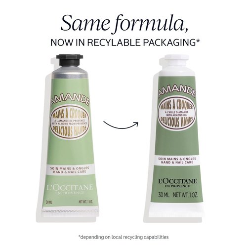 L’Occitane Almond Hand Cream - Hydrating & Nourishing Formula for Soft, Moisturized Skin | Fast-Absorbing, Vegan