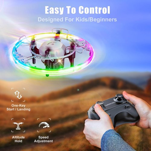 Skiennix Mini RC Drone for Kids - 360° Flip & 90° Surround Flight | Perfect Gift for Ages 8-12