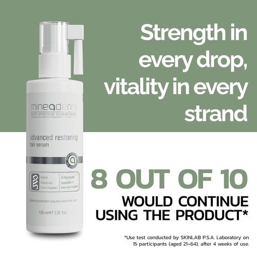 Mineaderm Advanced Restoring Hair Serum - Strengthening Scalp-Nourishing Formula with Procapil & Keratin | 3.38 fl oz for Fuller, Healthier Hair