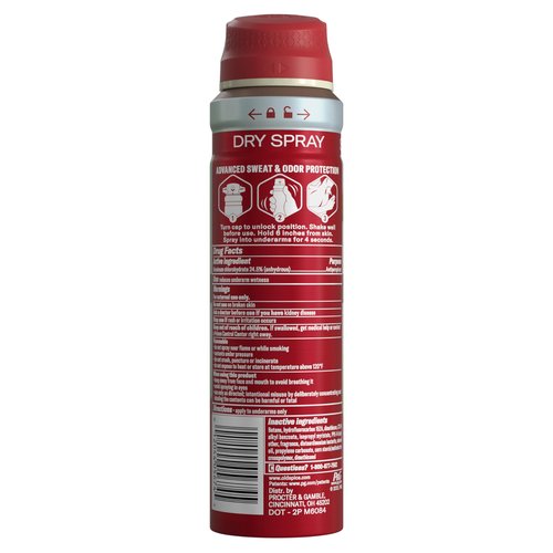 Old Spice Dry Spray Antiperspirant Deodorant for Men, 24/7 Freshness, 24/7 Sweat & Odor Protection, Gentle on Skin with Skin Conditioners, Oasis with Vanilla + Argan Oil, 4.3 oz (Pack of 3)