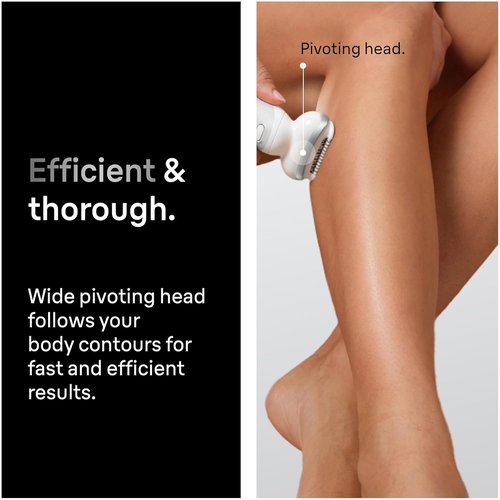 Braun Silk-épil 9 Epilator - Women's Hair Removal Device with Pivoting Head & Wet/Dry Function, SES9-030