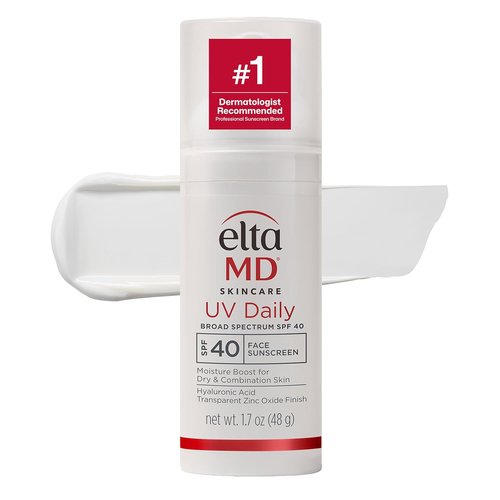 EltaMD UV Daily Face Sunscreen - Transparent Zinc Oxide & Hyaluronic Acid | Moisturizes & Protects Skin