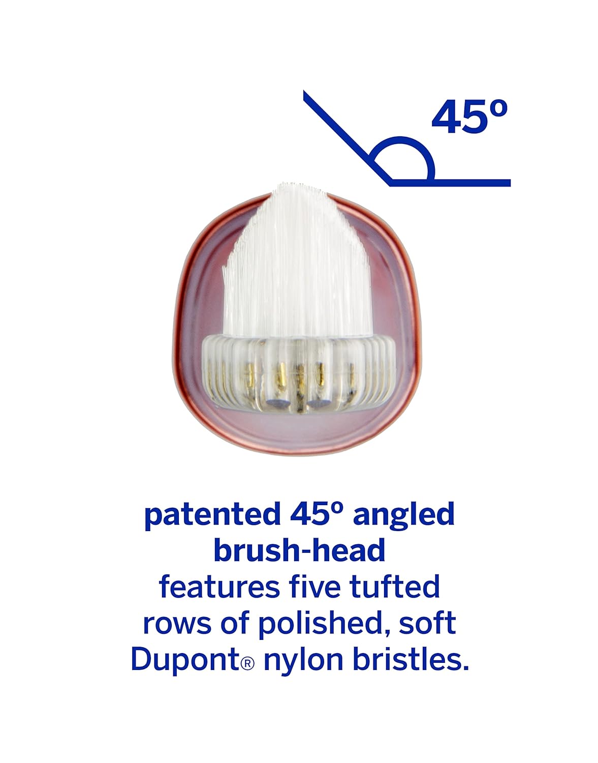 Supersmile Zina45 Sonic Pulse Toothbrush Replacement Brush Heads - Optimal Cleaning & Freshness