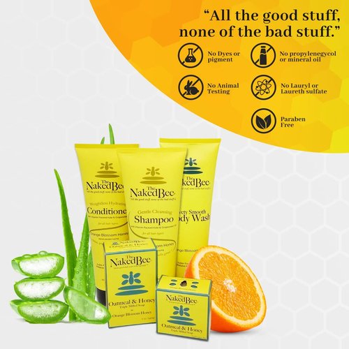 The Naked Bee Orange Blossom Honey Hand and Body Lotion, 6.7oz - 2 Pack