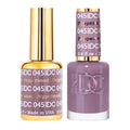 DND DC Gel Polish Set - Purple Collection | UV/LED Gel & Air Dry Nail Lacquer Duo, 045 Pepperwood, 0.5 Fl Oz