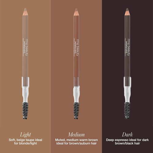 RMS Beauty Back2Brow Pencil - Waterproof, Smudge-Resistant Brow Color for Natural Strokes | 0.3g