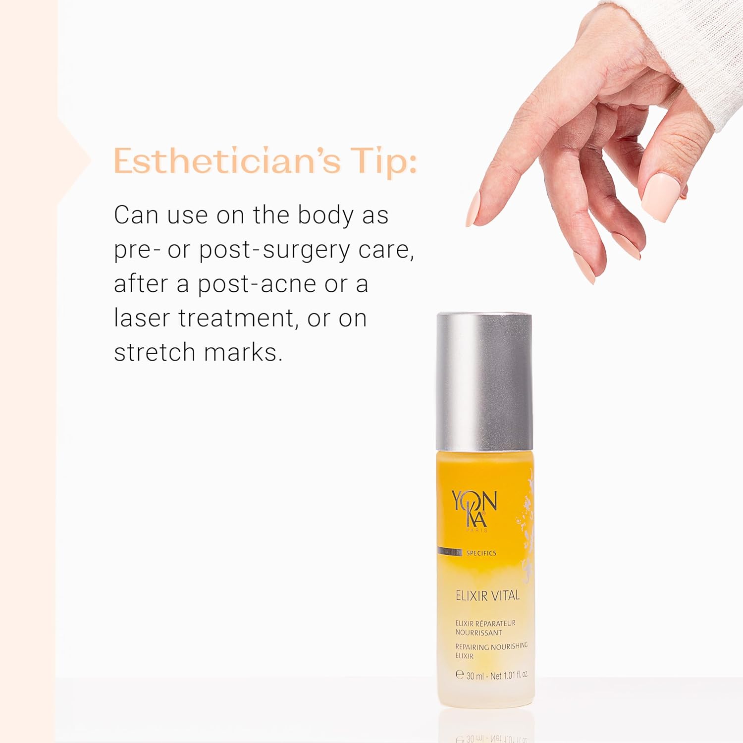 Yon-Ka Elixir Vital Concentrate - Revitalizing Anti-Aging Serum for Moisturized, Remineralized Skin | Paraben-Free | 1.01 fl oz