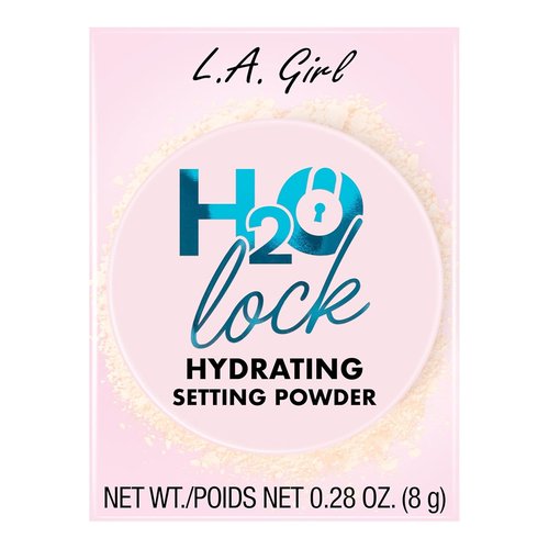 L.A. Girl H2O Lock Hydrating Setting Powder - Long-Lasting, Lightweight Formula | 0.35 oz