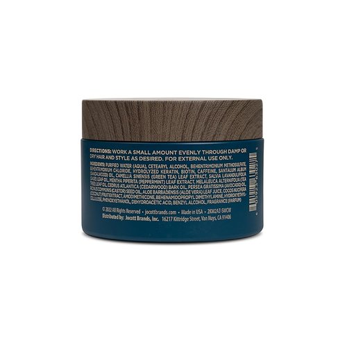Blackstone Men's Grooming Hair Thickening Pomade - Pliable Hold & Matte Finish | Sea + Surf Scent (4 Oz)
