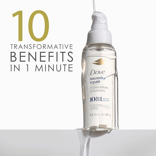Dove Intensive Repair Amino Serum - Bio-Protein Care Technology for Damaged Hair | 3.3 oz