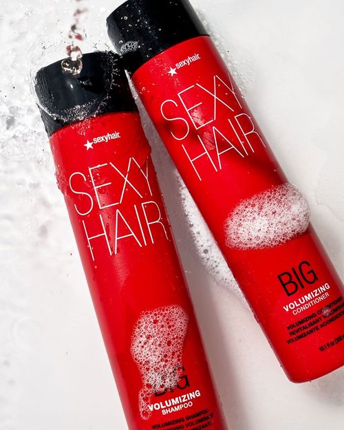 SexyHair Big Volumizing Shampoo & Conditioner - Moisture & Hydration | Sulfate-Free for All Hair Types