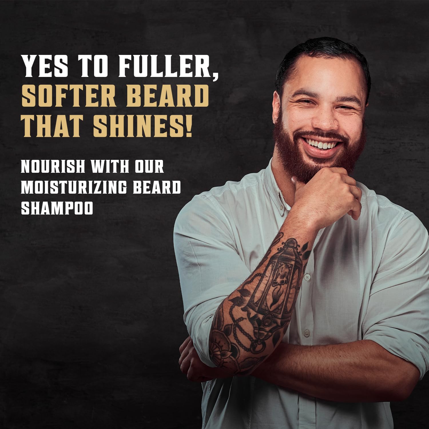 Viking Revolution Spiced Vanilla Beard Conditioner for Men with Argan Oil and Jojoba Oil - Beard Softener and Strengthener Natural Beard Conditioner with Beard Oil - Beard Care Moisturizer (17oz)
