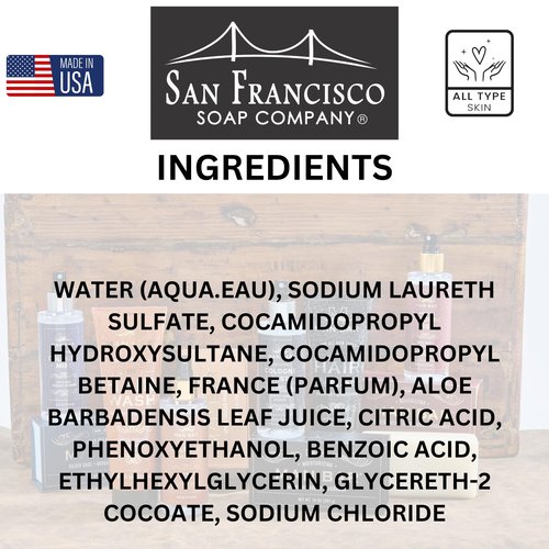 San Francisco Soap Company Spiced Tobacco Man Bar Hand Wash - 16.5 oz