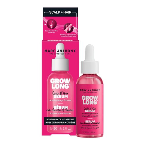 Marc Anthony Grow Long Scalp & Hair Serum - Nourishing Anti-Breakage Formula for Stronger, Hydrated Hair - 2 fl oz