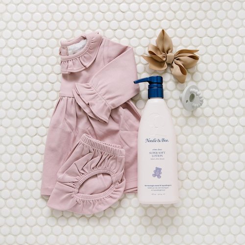 Noodle & Boo Newborn Essentials Bundle - Tear-Free 2-in-1 Hair & Body Wash + Daily Moisturizer Lotion | Hypoallergenic, Plant-Based, Pediatrician-Tested, 16 fl oz Each