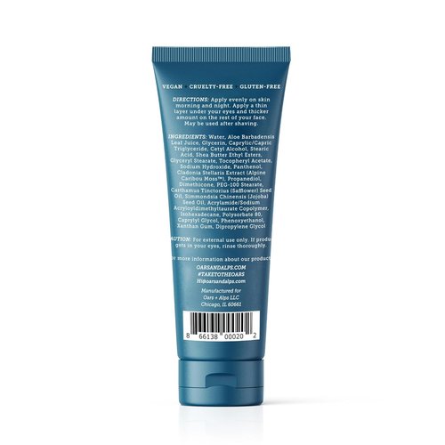 Oars + Alps Anti-Aging Face Moisturizer - Hydrating Eye Cream with Shea Butter & Jojoba Oil | Lightweight, Vegan, Gluten-Free