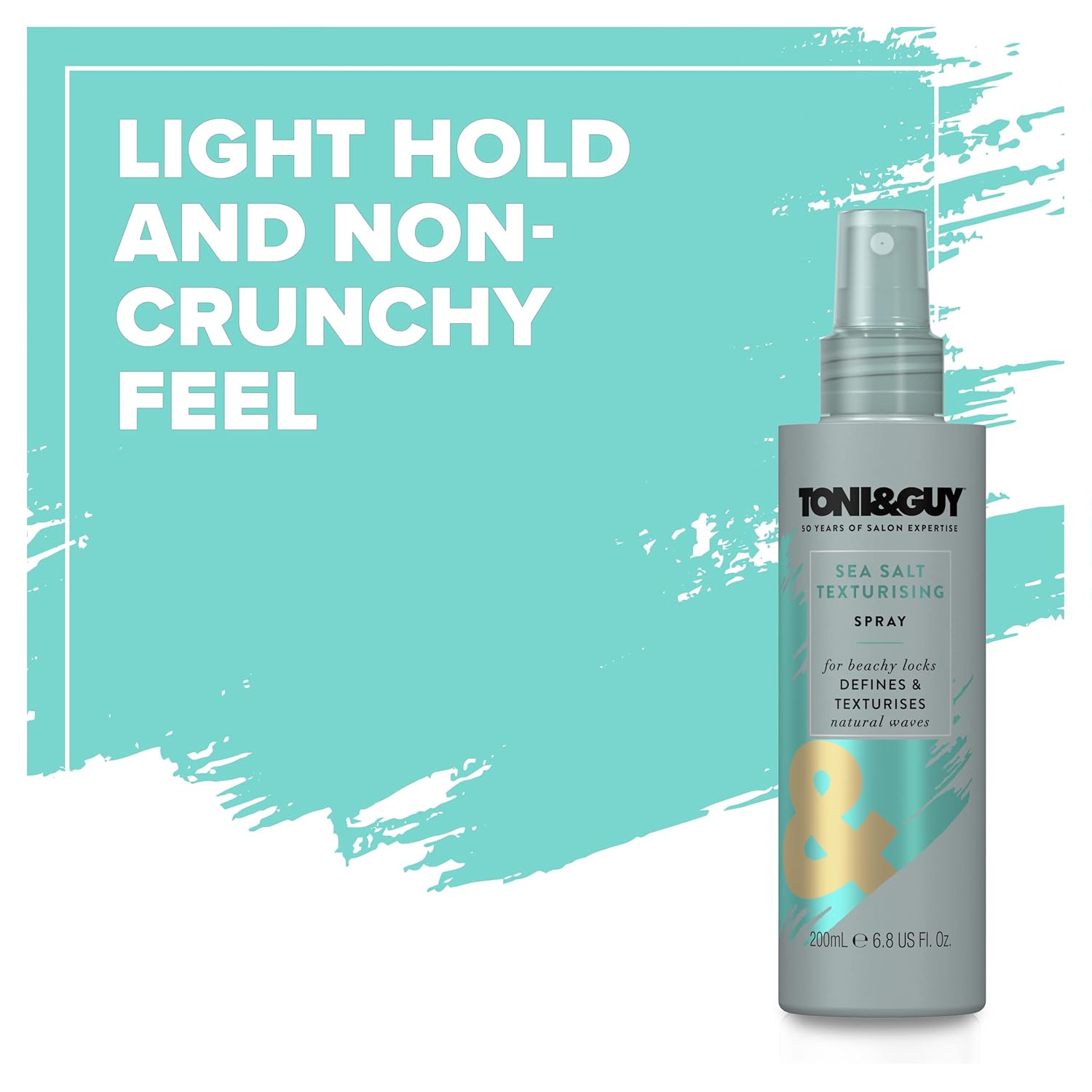 Toni & Guy Sea Salt Spray - Texturizing Hair Mist for Effortless Beach Waves | 6.8 oz