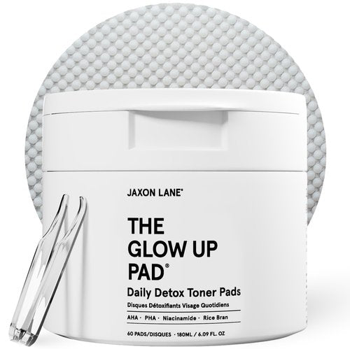 Rice Toner Pads Korean Skin Care Daily Exfoliating Pads for Face: THE GLOW UP Centella AHA PHA Niacinamide Brightening Toner for Mens Skincare, Facial Cleansing, Acne Pores, Dark Spots & Skin Radiance