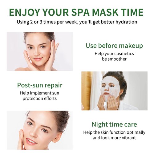 Aloe Vera Soothing Mask Hydrating Face Masks Skincare Moisturizing Facial Sheet Mask Skin care for Dry, Oily, Sensitive Skin Face Mask for Acne, Sun Care, Calming, Refreshing 25ml/0.88oz, 10 Pack