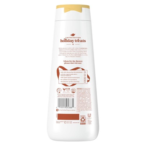 Dove Spiced Chai Latte Body Wash - Deep Nourishment for Holiday Treats | Limited Edition, 20 fl oz