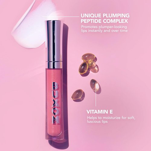 Buxom Full-On Plumping Lip Polish - Dolly Shade with Mini Lash Volumizing Mascara Set
