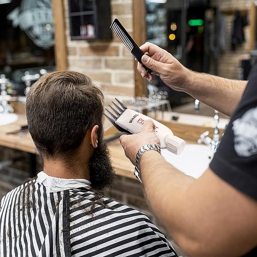 Skiennix Professional Peanut Clipper Guards - 4-Piece Trimmer Cutting Guides Set for Wahl Peanut - Black