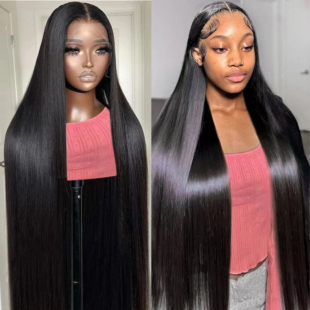 ZyBeidi Wig Human Hair Pre Plucked Pre Cut 8 Inch 180% Density 13x6 Blonde HD Transparent Lace Front Wigs Human Hair for Black Women