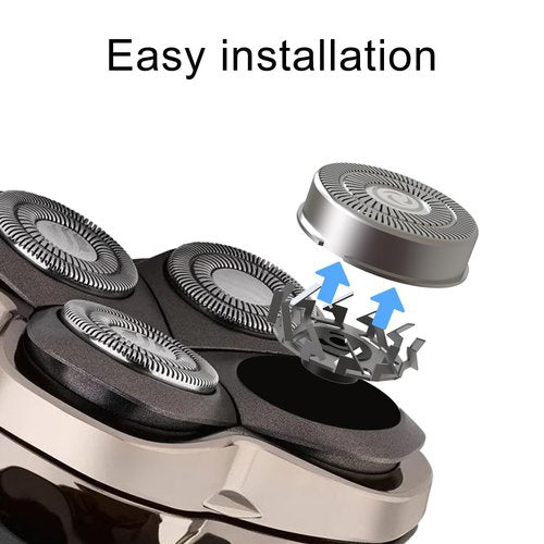 8 Pack Shaver Head Replacement Blade Compatible with Skull Shaver Pitbull Gold PRO, Pitbull Platinum PRO, Pitbull Silver PRO, Diamond PRO Shaver, Head Shavers for Bald Men