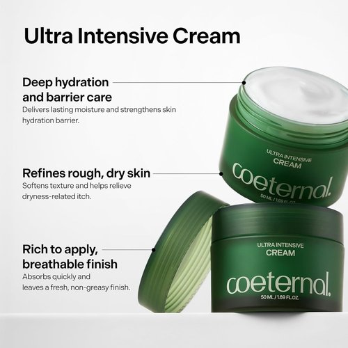 Skiennix Ultra Intensive Cream - Hydrating Korean Face Moisturizer with Niacinamide & Algae Extracts | 50ml