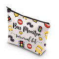 WCGXKO Bus Monitor Survival Kit Zipper Pouch Makeup Bag