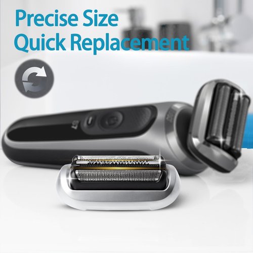 74S S7 Replacement Head for S7 Shavers, Stainless Steel Blades & Precision Foil, Smooth Shave No Pulling.