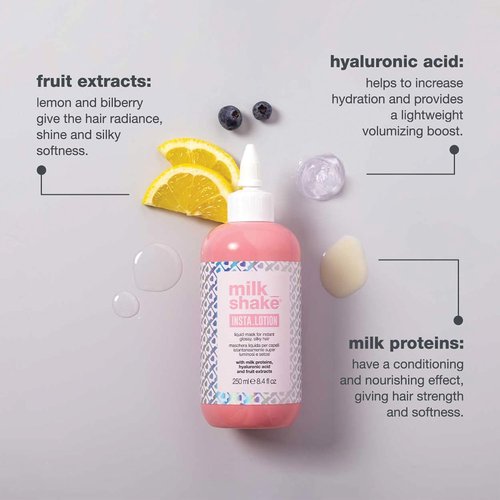 Milk_Shake Insta Lotion - Rinse-Out Liquid Mask for Deep Hydration | 8.5 oz
