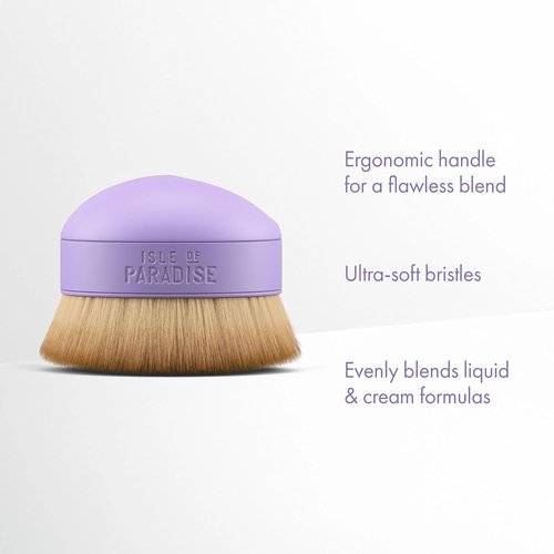Isle of Paradise Self Tan Blending Brush - Palm-Sized Streak-Free Applicator for Face & Body