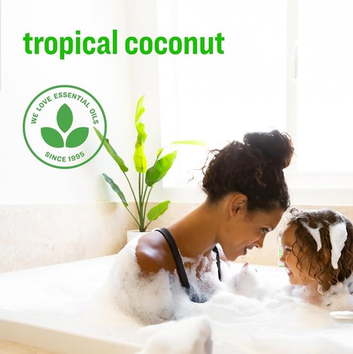 Everyone 3-in-1 Kids Soap - Tropical Coconut Body Wash, Bubble Bath & Shampoo | 32 Ounce (Pack of 2)